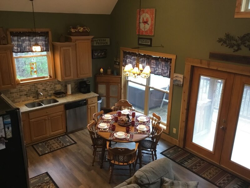 Kitchen and dining area